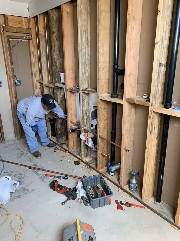 Commercial rough-in plumbing for Gas Line Repair in Kyle